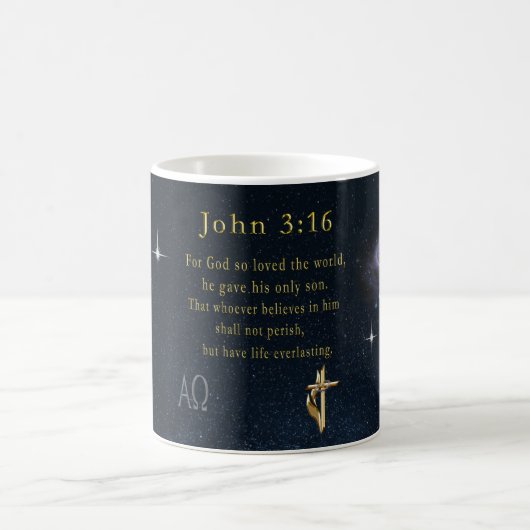 John 3:16 kaffeetasse (Mittel)