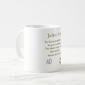 John 3:16 kaffeetasse (Vorderseite Links)