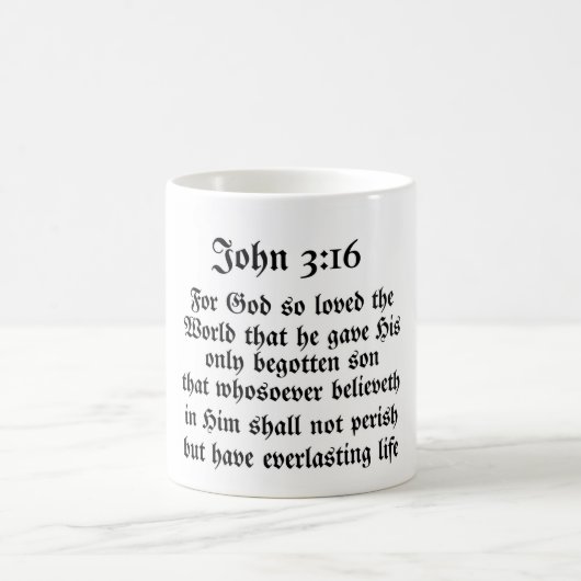 John-3:16 Kaffeetasse (Mittel)