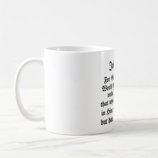 John-3:16 Kaffeetasse (Links)