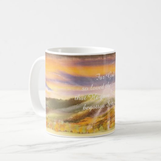 John 3:16 kaffeetasse (Vorderseite Links)