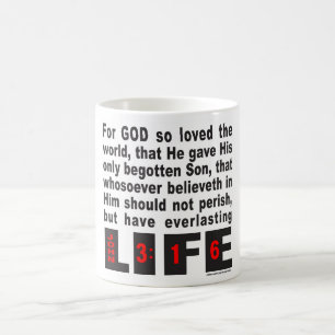 JOHN-3:16 KAFFEETASSE