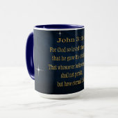 John 3:16 Kaffeetassen (Vorderseite Links)