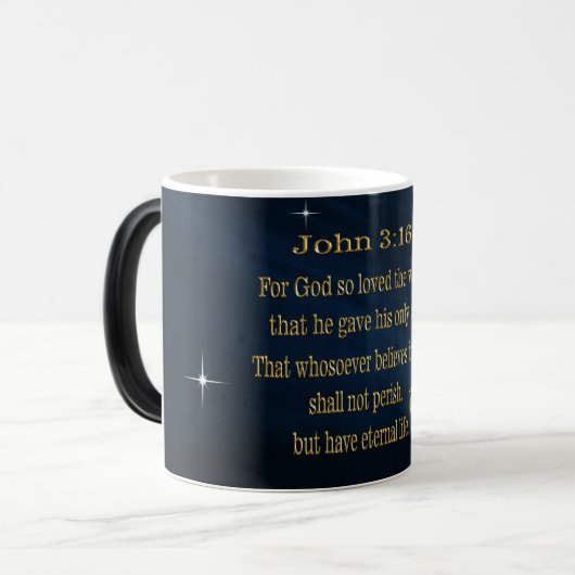 John 3:16 Kaffeetassen (Vorderseite Links)