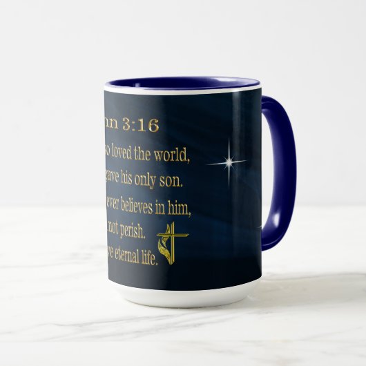 John 3:16 Kaffeetassen (VorderseiteRechts)