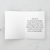 John 3:16 karte (Innenseite)