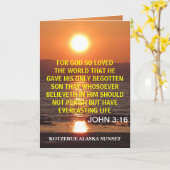 JOHN 3 16 KARTE (Gelbe Blume)