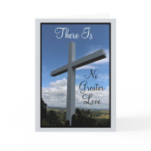 John 3:16 Keine Osterkarte für größere Liebe