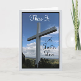 John 3:16 Keine Osterkarte für größere Liebe Feiertagskarte