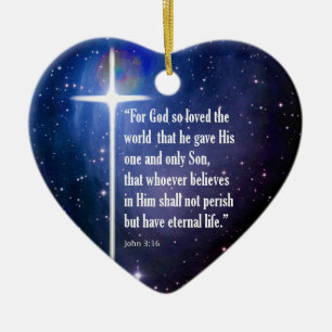 John-3:16 Keramik Ornament