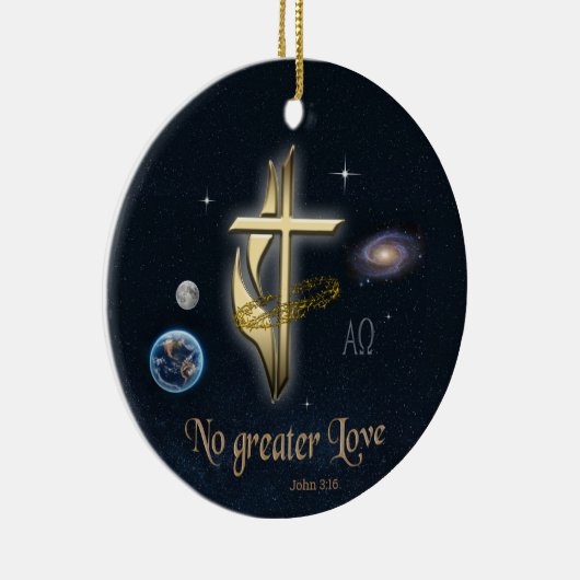 John 3:16 keramik ornament (Rechts)
