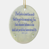 John 3:16 keramik ornament (Rechts)