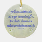 John 3:16 keramik ornament (Vorne)