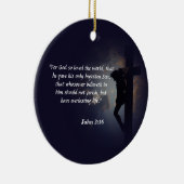 John 3:16 keramik ornament (Rechts)