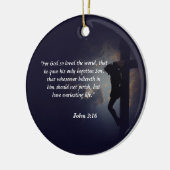 John 3:16 keramik ornament (Links)