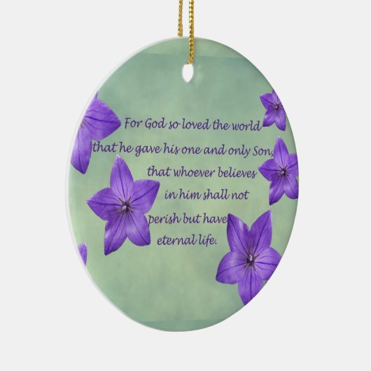 John 3:16 keramikornament (Rechts)