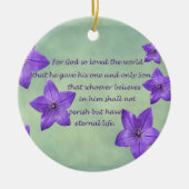 John 3:16 keramikornament (Vorne)