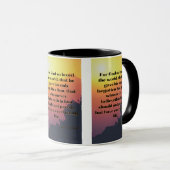 John 3:16 KJV Bible Verse Pic Two-Tone Tasse (VorderseiteRechts)