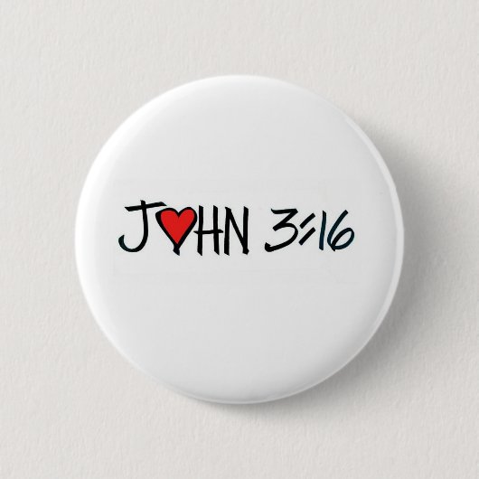 John-3:16 Knopf Button (Vorderseite)