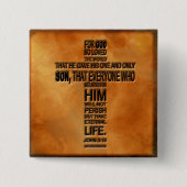 John-3:16 Knopf Button (Vorderseite)