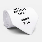 John 3:16 Krawatte (Gerollt)