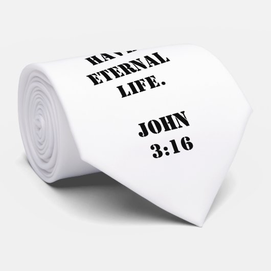 John 3:16 Krawatte (Gerollt)