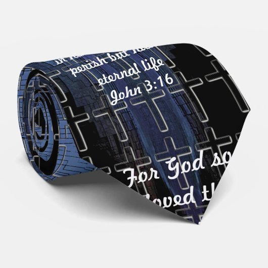 John 3:16 Krawatte (Gerollt)