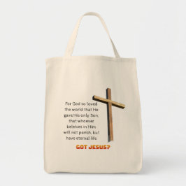 John 3:16 Kreuz Tragetasche