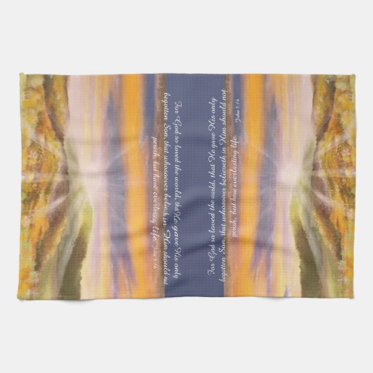 John 3:16 Küchentücher (Horizontal)