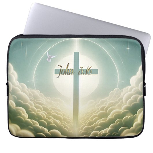 John 3:16 laptopschutzhülle (Vorderseite)
