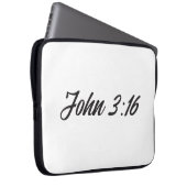John 3:16 laptopschutzhülle (Vorne Rechts)