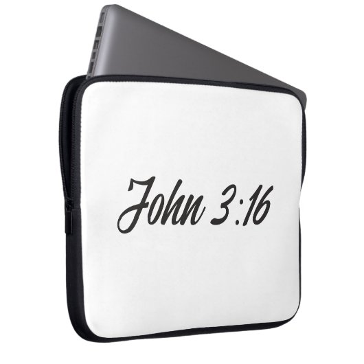 John 3:16 laptopschutzhülle (Vorne Rechts)