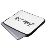 John 3:16 laptopschutzhülle (Vorne Knopf)