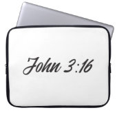 John 3:16 laptopschutzhülle (Vorderseite)