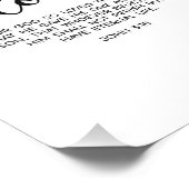 John 3:16, Liebe Bible Verswand Dekor Fotodruck (Ecke)