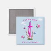 John 3:16 magnet (Vorderseite/Rückseite)