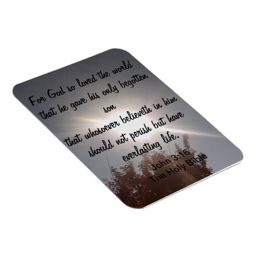 John 3:16 Magnet (Rechte Seite)