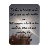 John 3:16 Magnet (Vertikal)