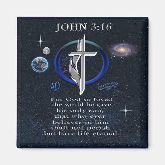 John 3:16 magnet (Vorne)