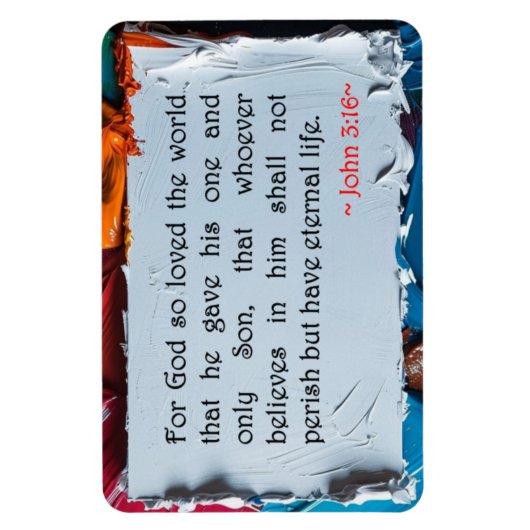 John 3:16 magnet (Vertikal)
