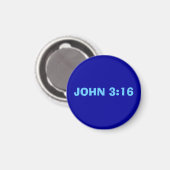 JOHN 3:16 MAGNET (Vorderseite/Rückseite)