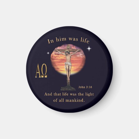 John 3:16 magnet (Vorne)