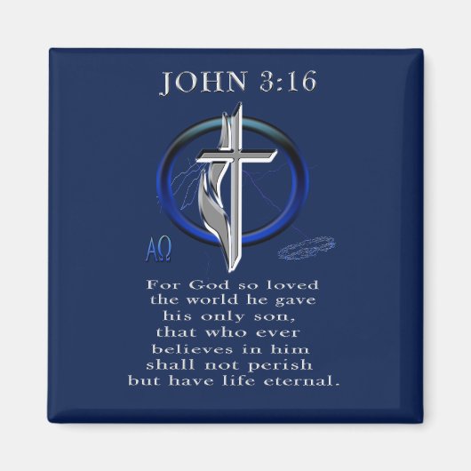 John 3:16 magnet (Vorne)