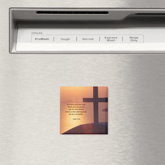 JOHN 3:16 MAGNET (In Situ (Geschirrspüler))