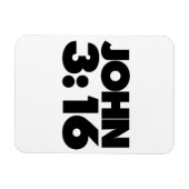 John 3:16 magnet (Horizontal)