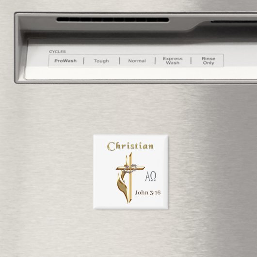 John 3:16 magnet (In Situ (Geschirrspüler))