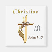 John 3:16 magnet (Vorne)