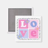 John 3:16 Magnet (Vorderseite/Rückseite)