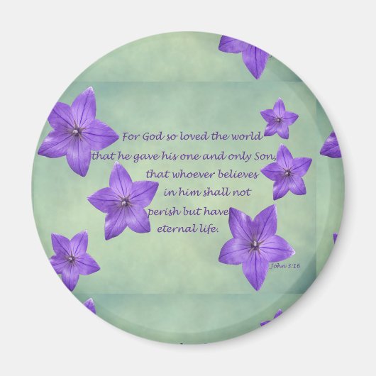 John 3:16 magnet (Vorne)