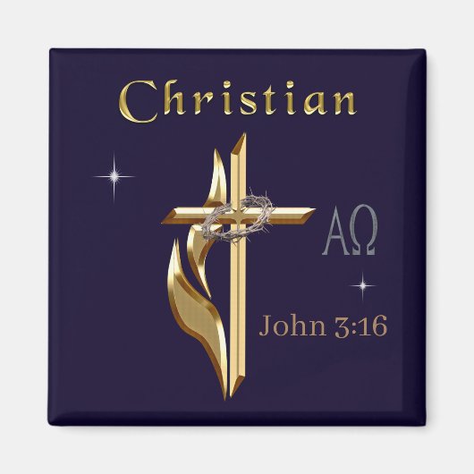 John 3:16 magnet (Vorne)